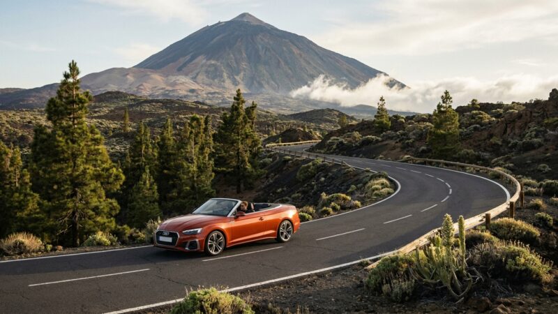 Audi A5 Cabrio em Tenerife: teste de condução