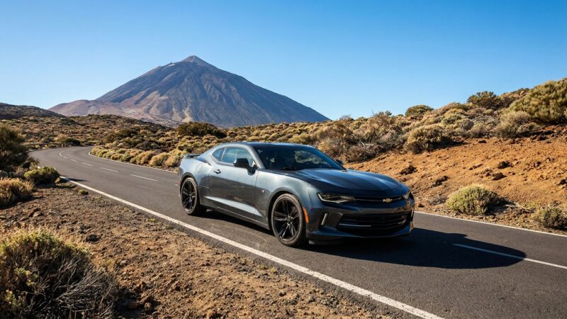 Chevrolet Camaro em Tenerife: teste na estrada