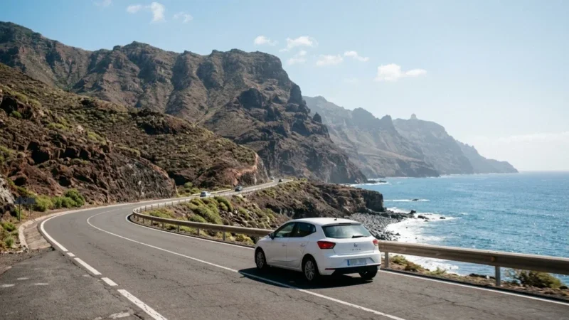 Como alugar um carro em Tenerife sem caução nem cartão