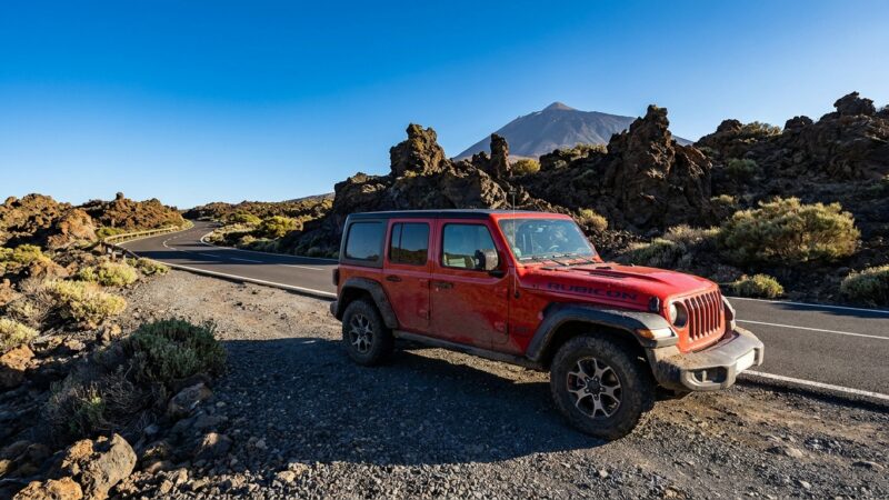 Jeep Wrangler Rubicon em Tenerife: o teste