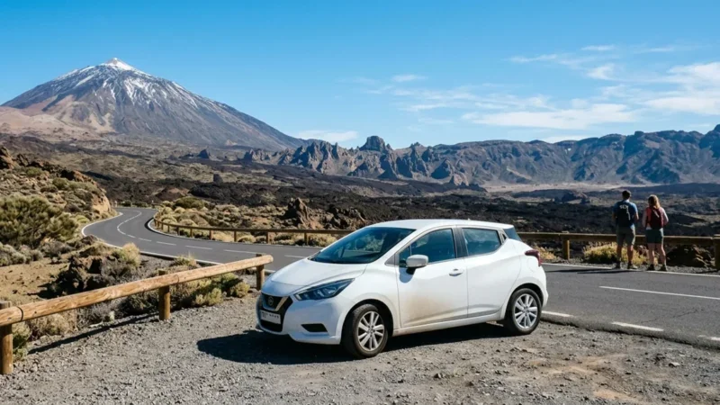 Aluguer longo em Tenerife: tarifas semanais e mensais