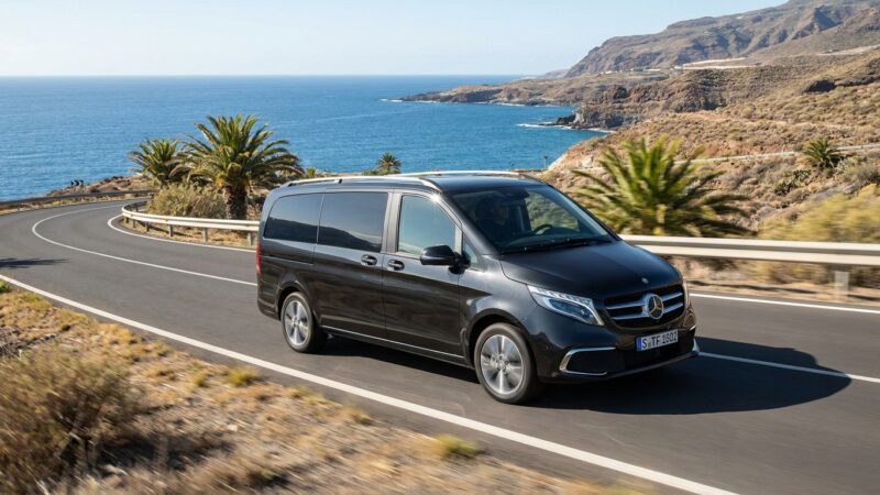 Mercedes-Benz V-Class em Tenerife: teste de condução