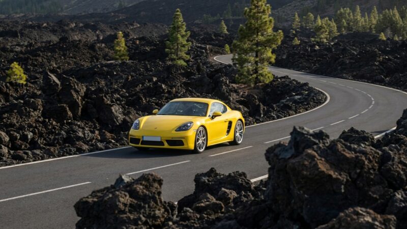 Porsche 718 Cayman em Tenerife: teste de condução