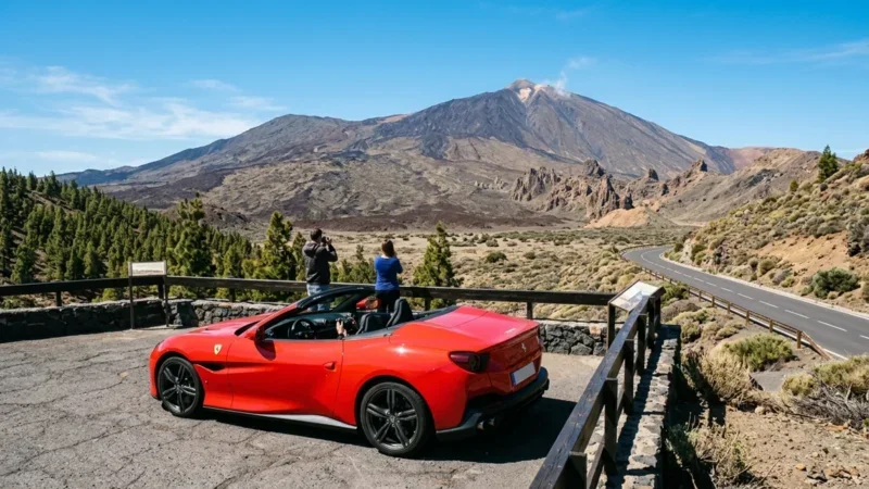 Aluguer de Ferrari em Tenerife: custos e o dia típico